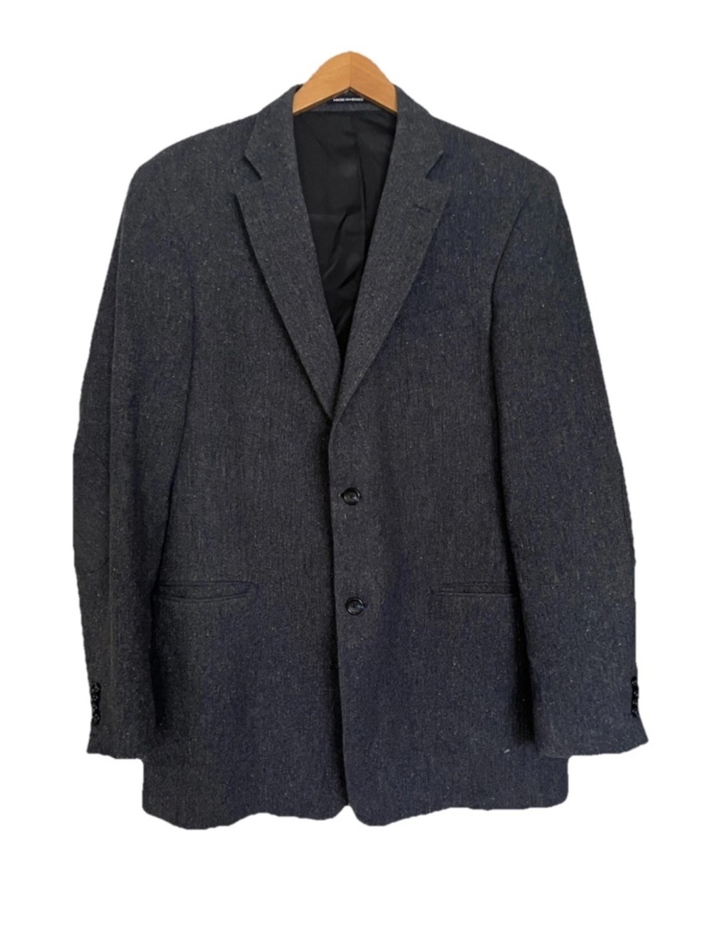 Paul Frederick Blazer Sport Coat Blue Men’s Size 43 L 100% Wool